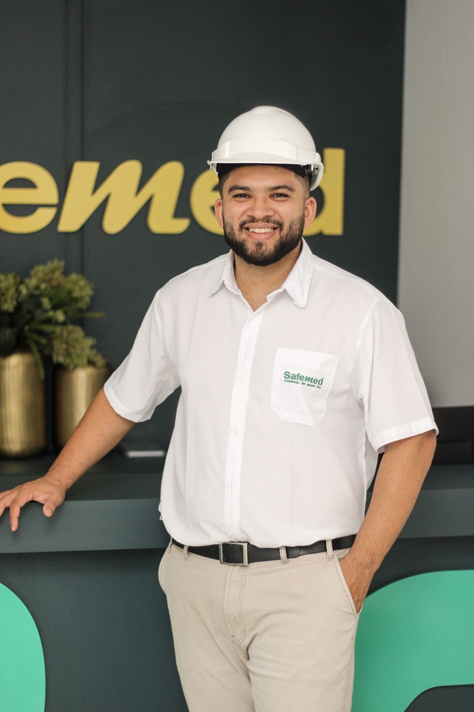Dr. Jackson Oliveira na recepção da SafeMed